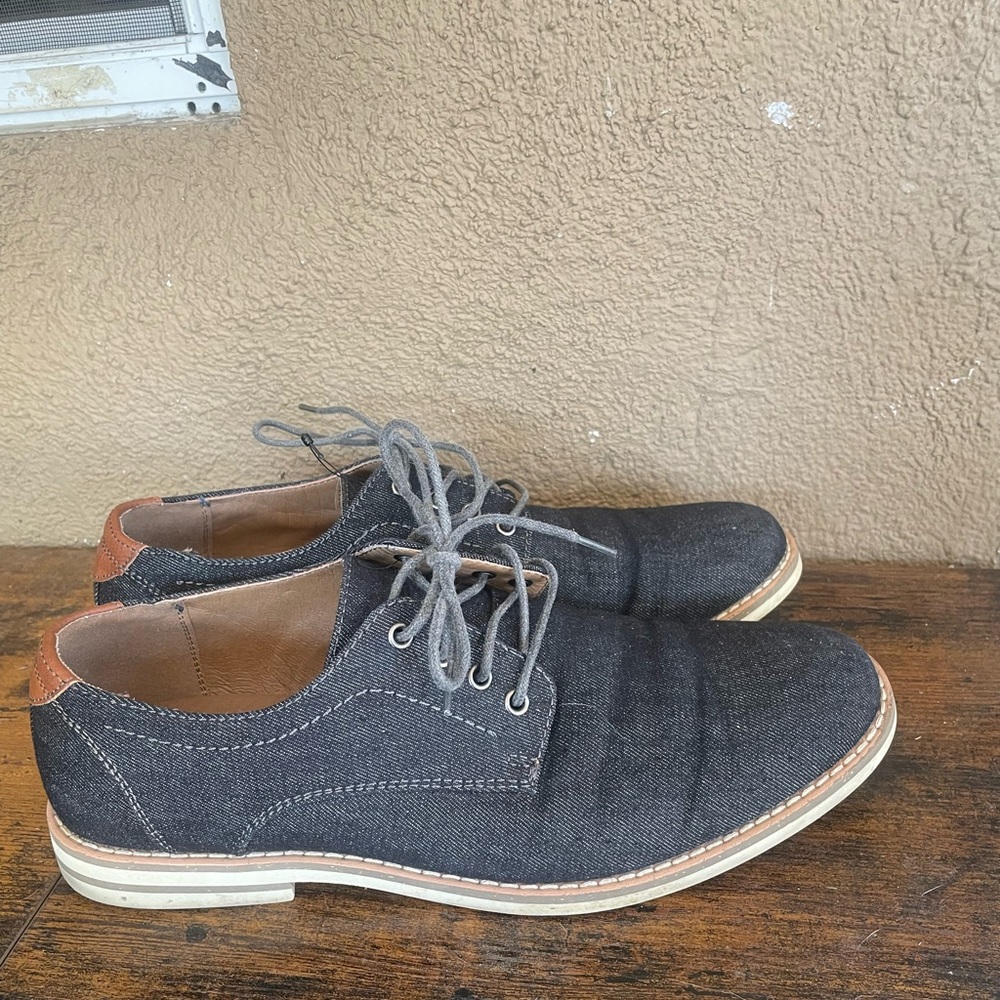 Kohl's Gray and Brown Men's Oxfords perfect condition